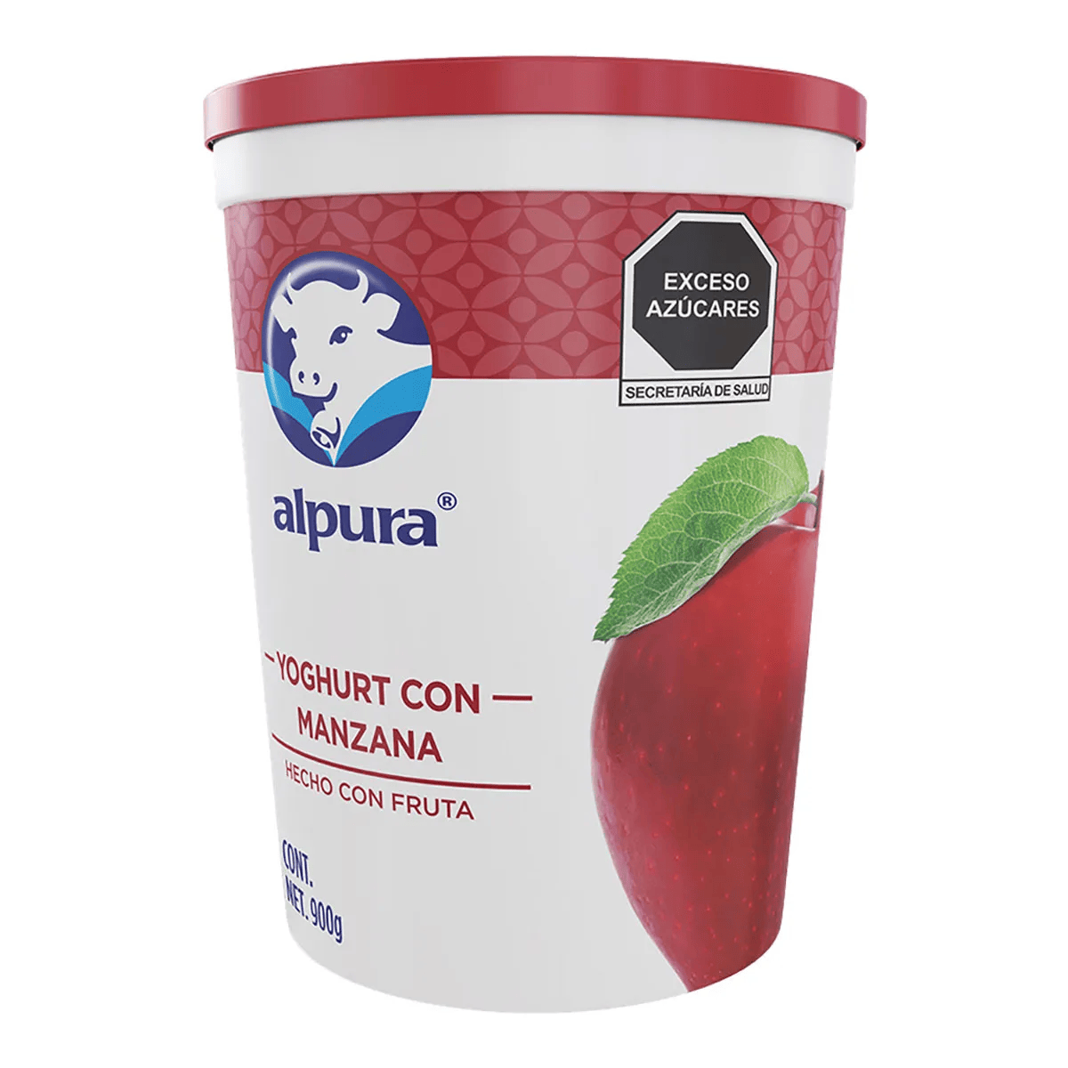 YOGHURT ALPURA MANZANA 12/900GRS