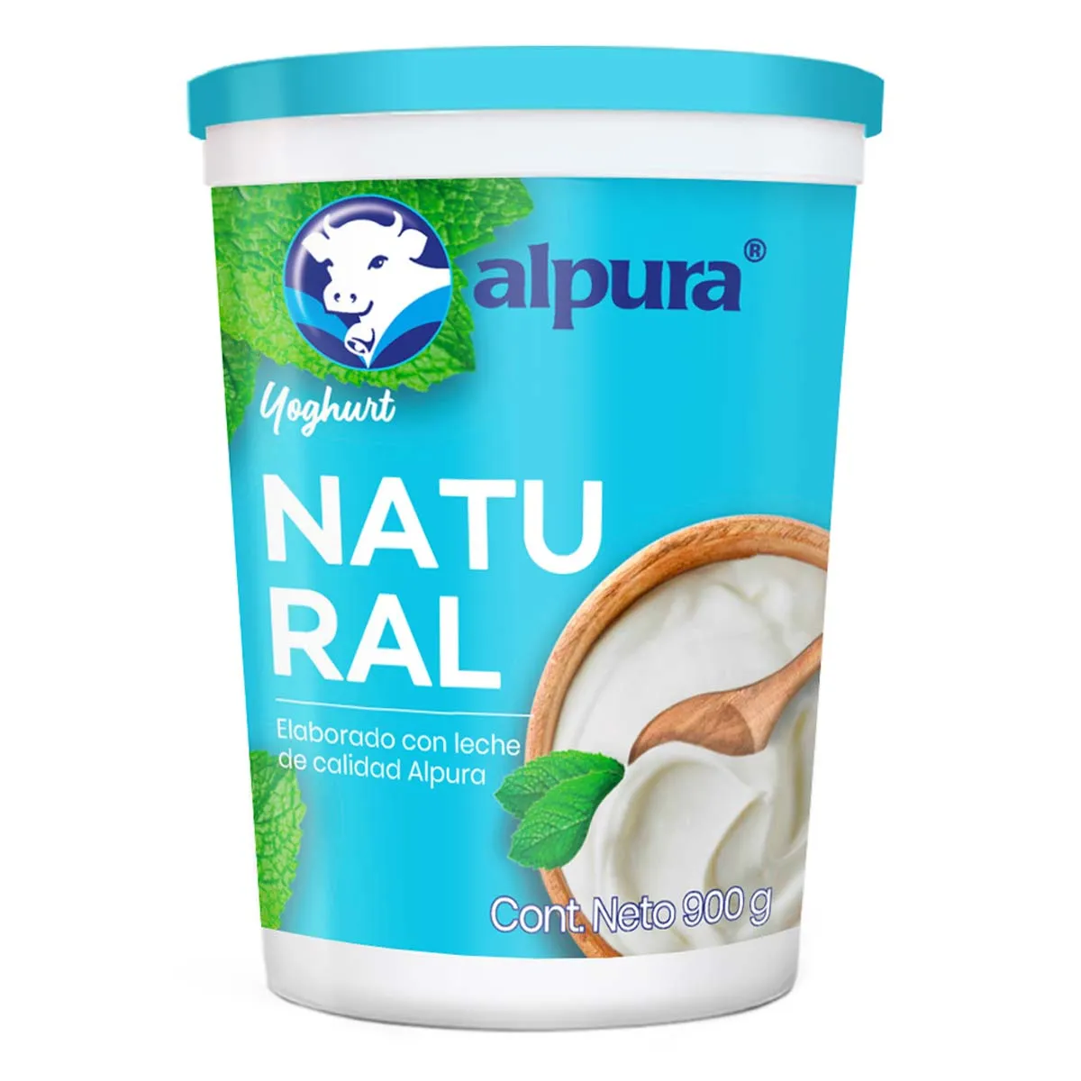 YOGHURT ALPURA NATURAL 12/900GRS
