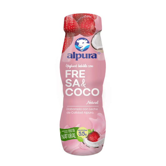 YOG.ALPURA BEBER FRESA COCO 24/220GRS