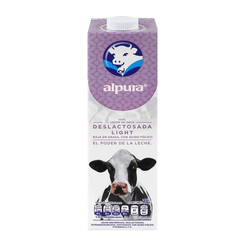 LECHE ALPURA 12/1.0 DESLAC.LIGHT