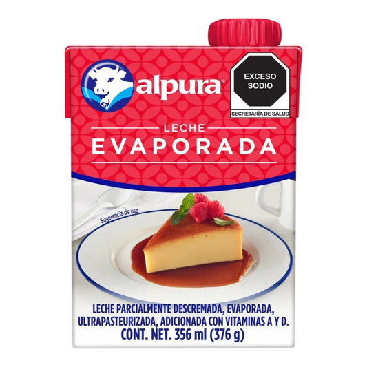 LECHE ALPURA EVAPORADA 356 ml