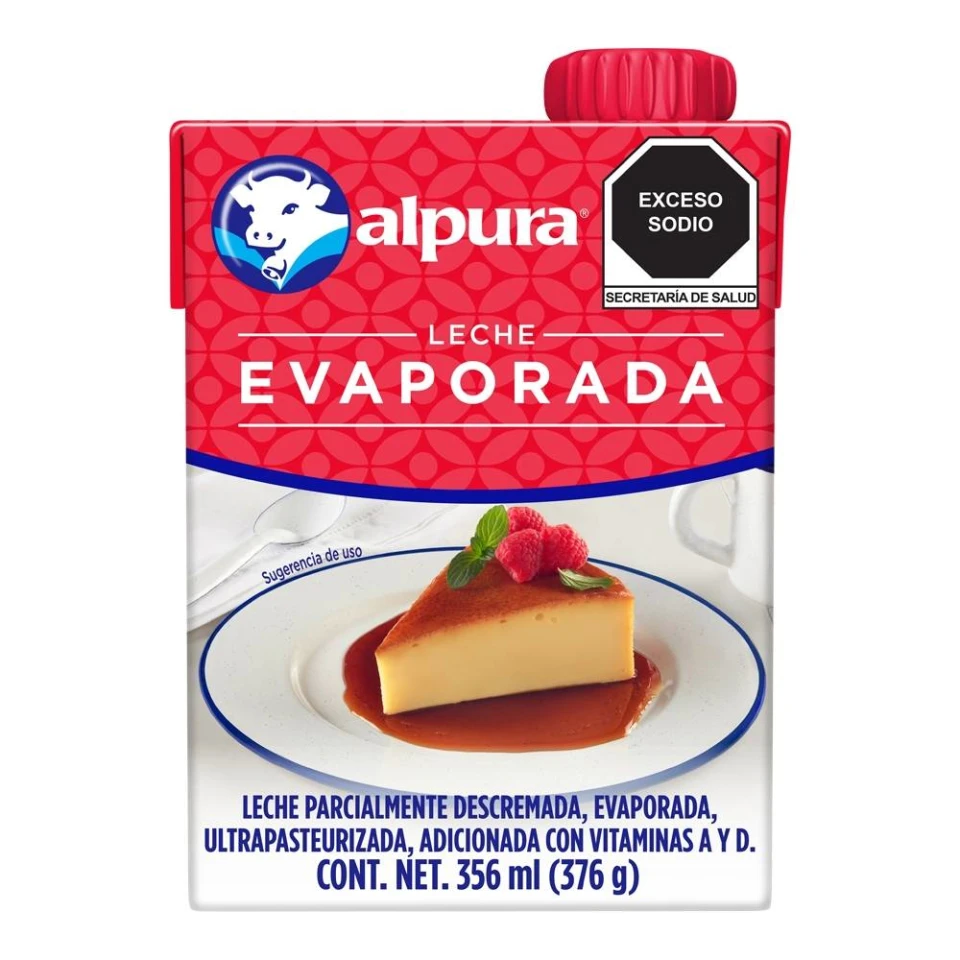 LECHE ALPURA EVAPORADA 24/340 ml