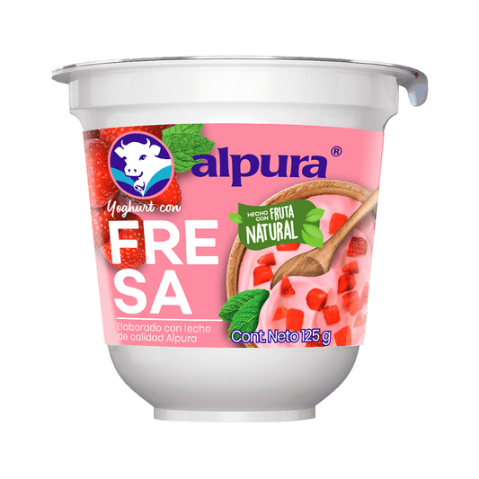 YOGHURT ALPURA 24/125 gr FRESA