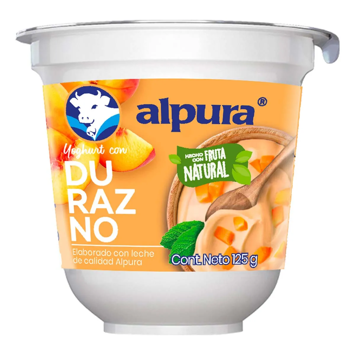YOGHURT ALPURA 24/125 gr DURAZNO