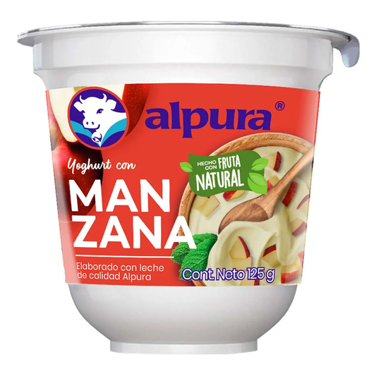 YOGHURT ALPURA 24/125 gr MANZANA