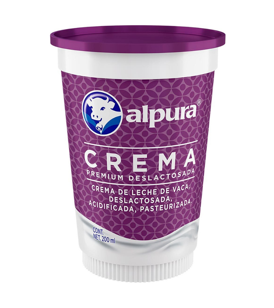 CREMAALPURA DESLACTOSADA 24/200 ML