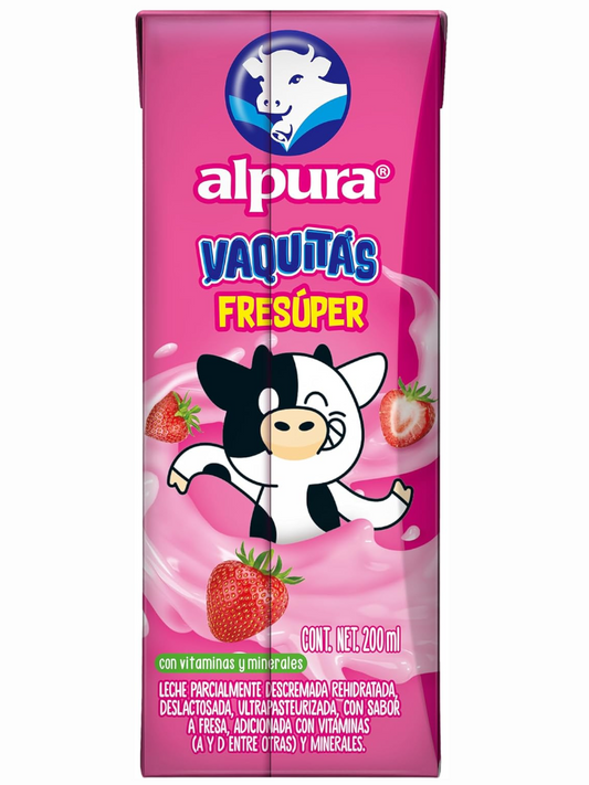 LECHE ALPURA 24/200 FRESA