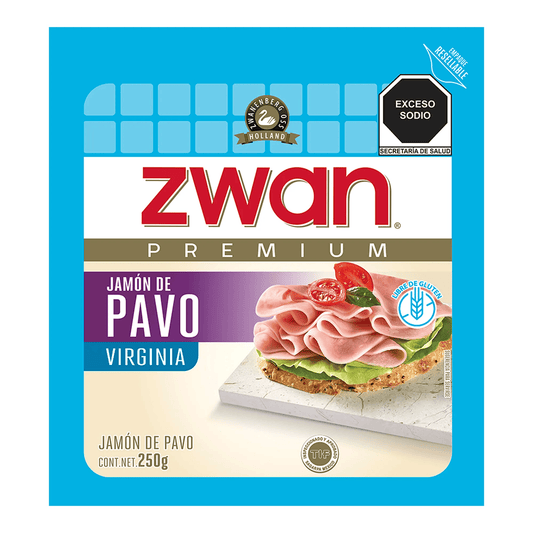 JAMON VIRGINIA DE PAVO ZWAN 250G