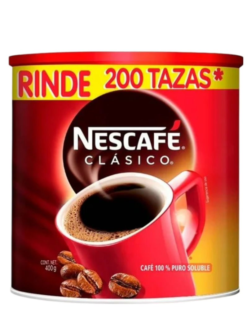 Café Soluble Nescafé Clásico Lata 400g