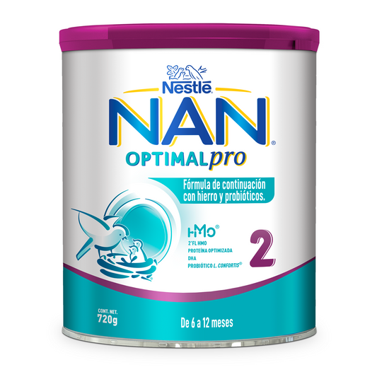 Fórmula para Lactantes NAN 2 Optimal Pro, 6 a 12 Meses, 720g