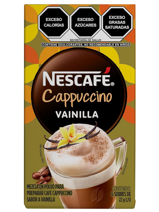 NESCAFE CAPUCCINO 6/6/22GR VAINILLA