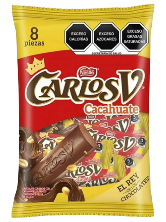 NESTLE CARLOS V CACAHUATE 20/8/20/GR