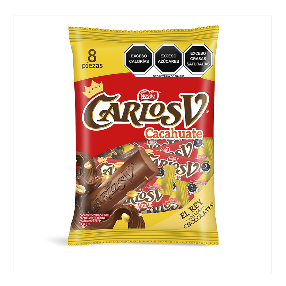 NESTLE CARLOS V CACAHUATE 20/8/20/GR