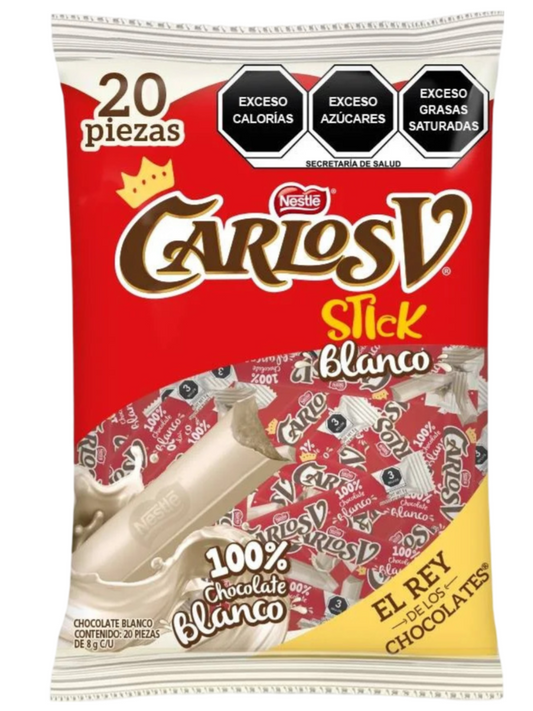 NESTLE CARLOS V BLANCO STICK 20/20/8GR