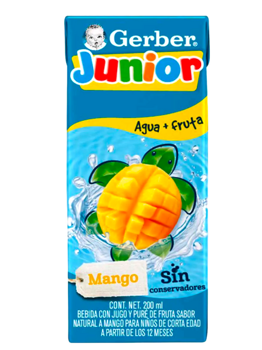 GERBER JR JUGO TETRA MANG 20/200 ML