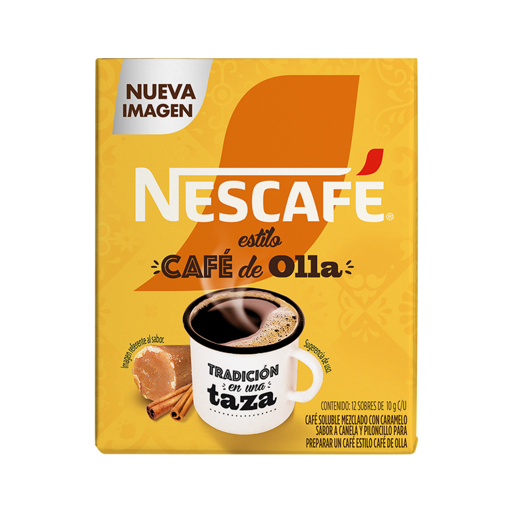 NESCAFE CAFE DE OLLA 6/12/10GR STK