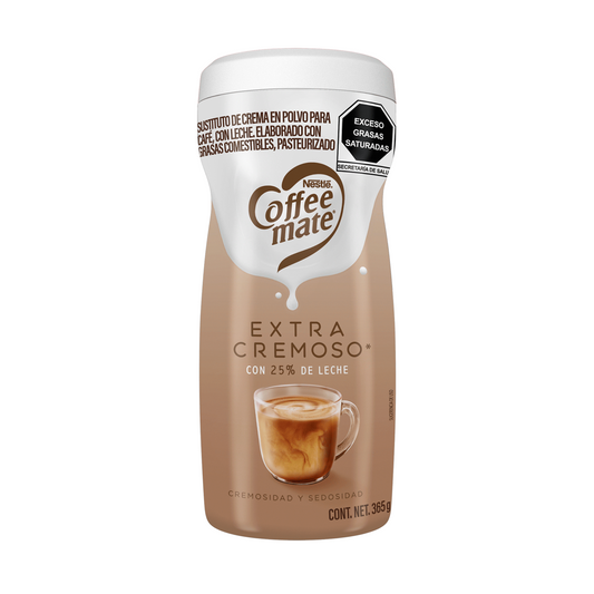 Sustituto de Crema para Café Coffee Mate Polvo Extra Cremoso 365g