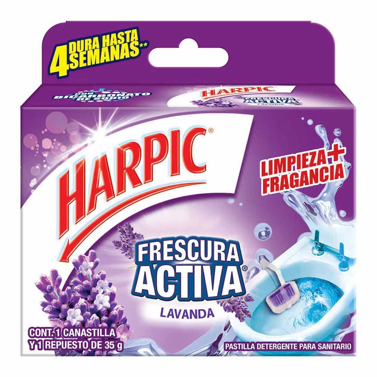 HARPIC CANASTILLA LAVANDA 36/35GRS