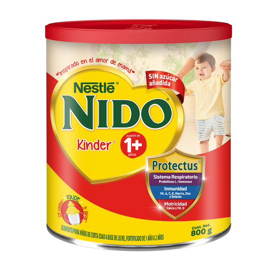 Aimento Para Niños de Corta Edad Nido Kinder  1+ Lata 800g