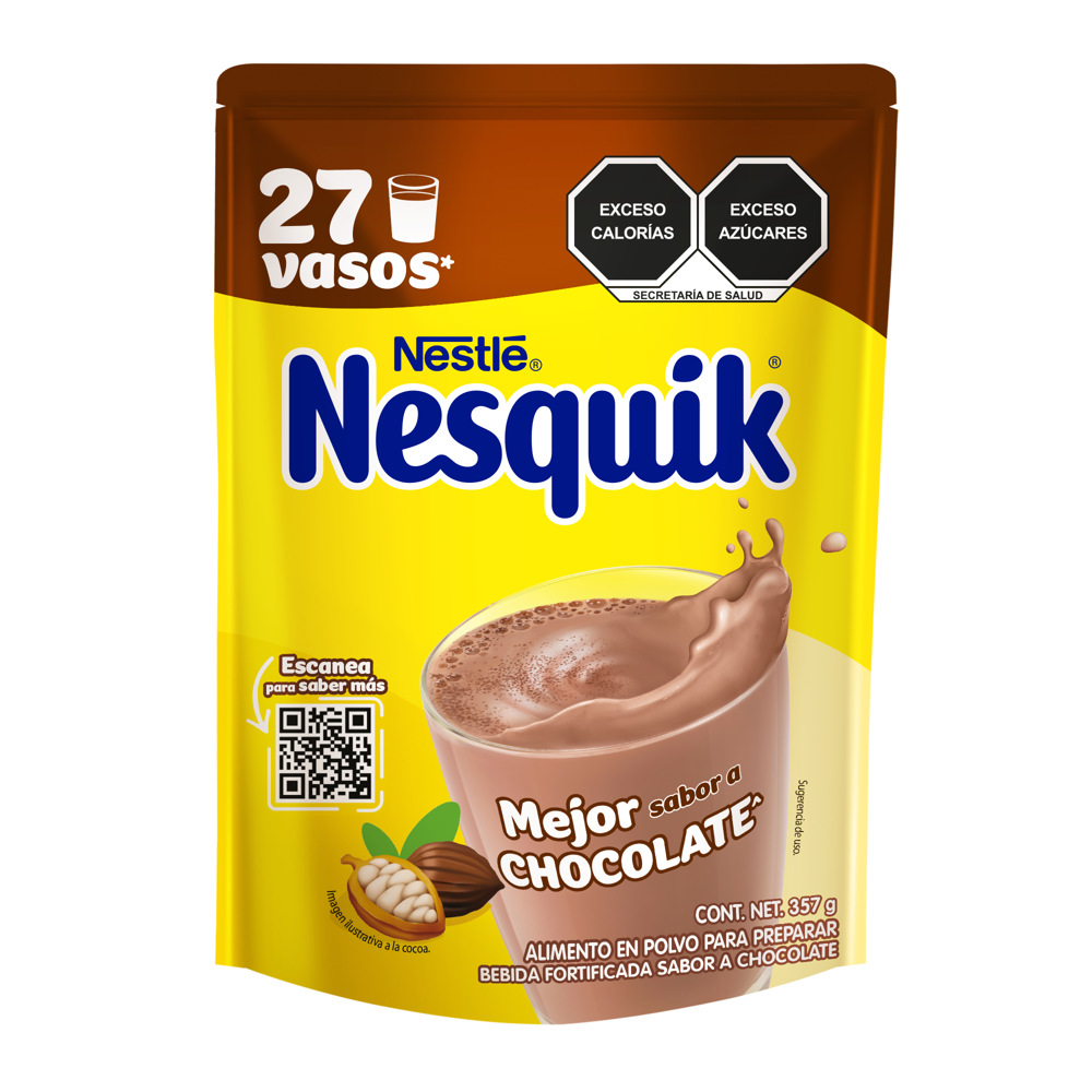 NESQUIK BOLSA CHOCOLATE 24/357 GR