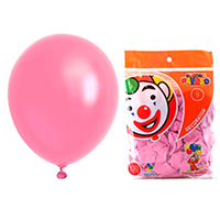GLOBO PAYASO NUM 9 ROSA 50/100 PZAS