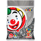 GLOBO  PAYASO NUM 9 PLATA 100/50 PZAS