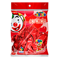 GLOBO PAYASO CORAZON 80/50 PZAS