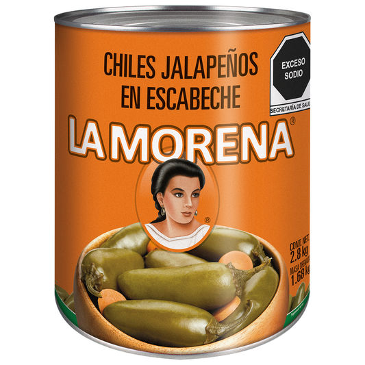 CHILES MORENA JALAPENOS 6/2800GR