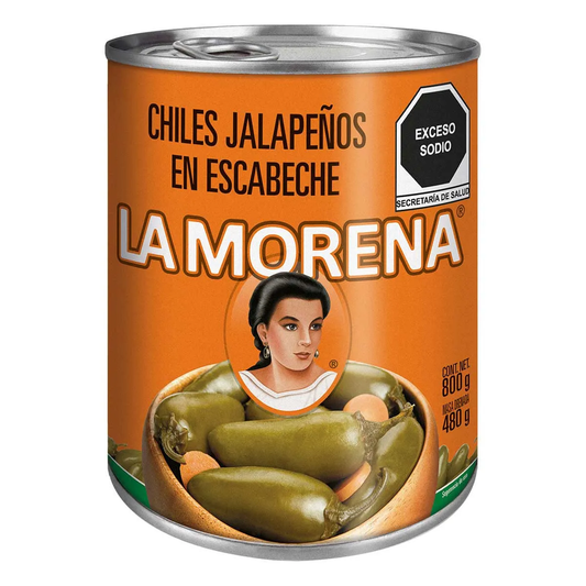 CHILES MORENA JALAPENOS 12/800GR