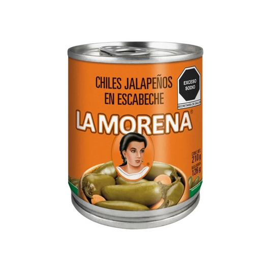 CHILES MORENA JALAPENOS 48 210GR