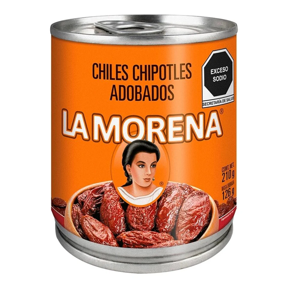 CHILES MORENA CHIPOTLES 24/210GR