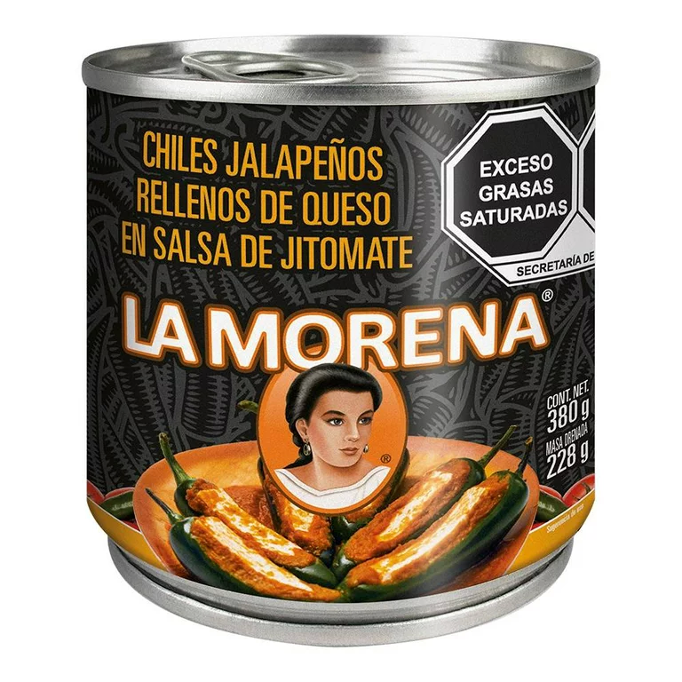 CHILES MORENA JALAPENOS RELL 12/380GR