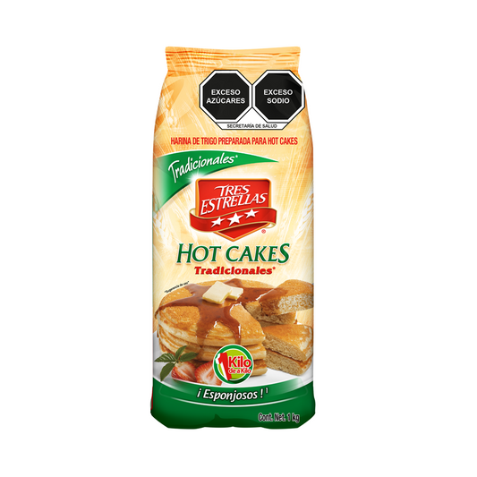 Hot Cakes Tradicional  Tres Estrellas 1.100 Kg