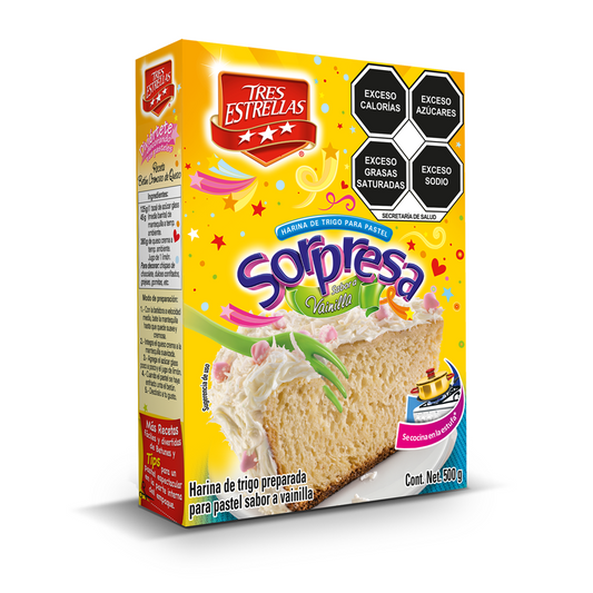 HAR.PASTEL 3 ESTR 12/500GR SORP.VAINIL