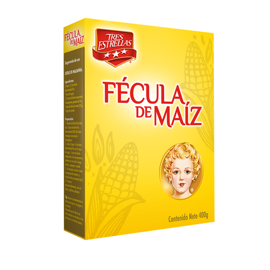 Fécula De Maiz Tres Estrellas 400 G