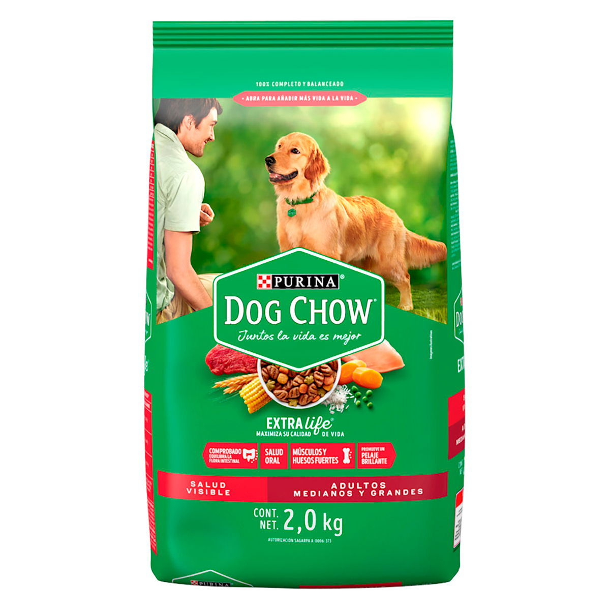DOG CHOW ADULTO R.MED/GDES 12/2 K