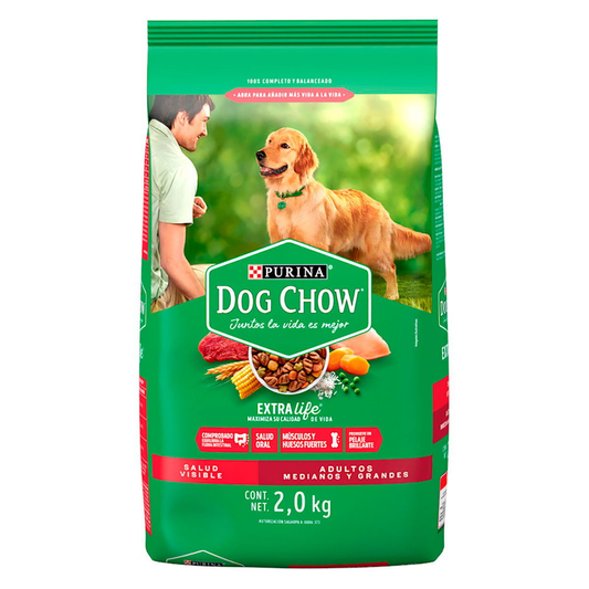 DOG CHOW ADULTO R.MED/GDES 12/2 K
