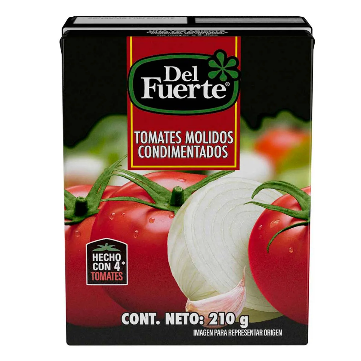 PURE TOMATE DL FUERTE 24/210 GR TETRA