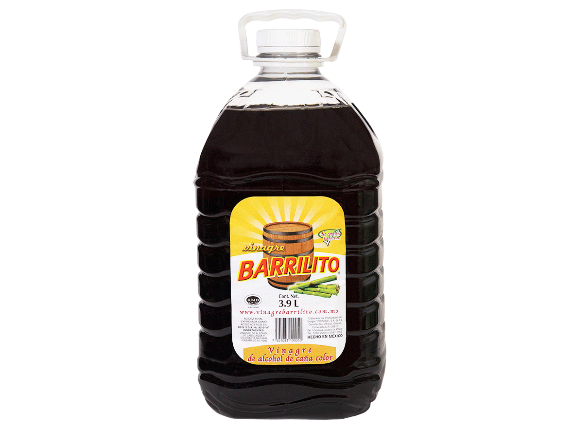 VINAGRE BARRILITO COLOR 6/3.9 LT.
