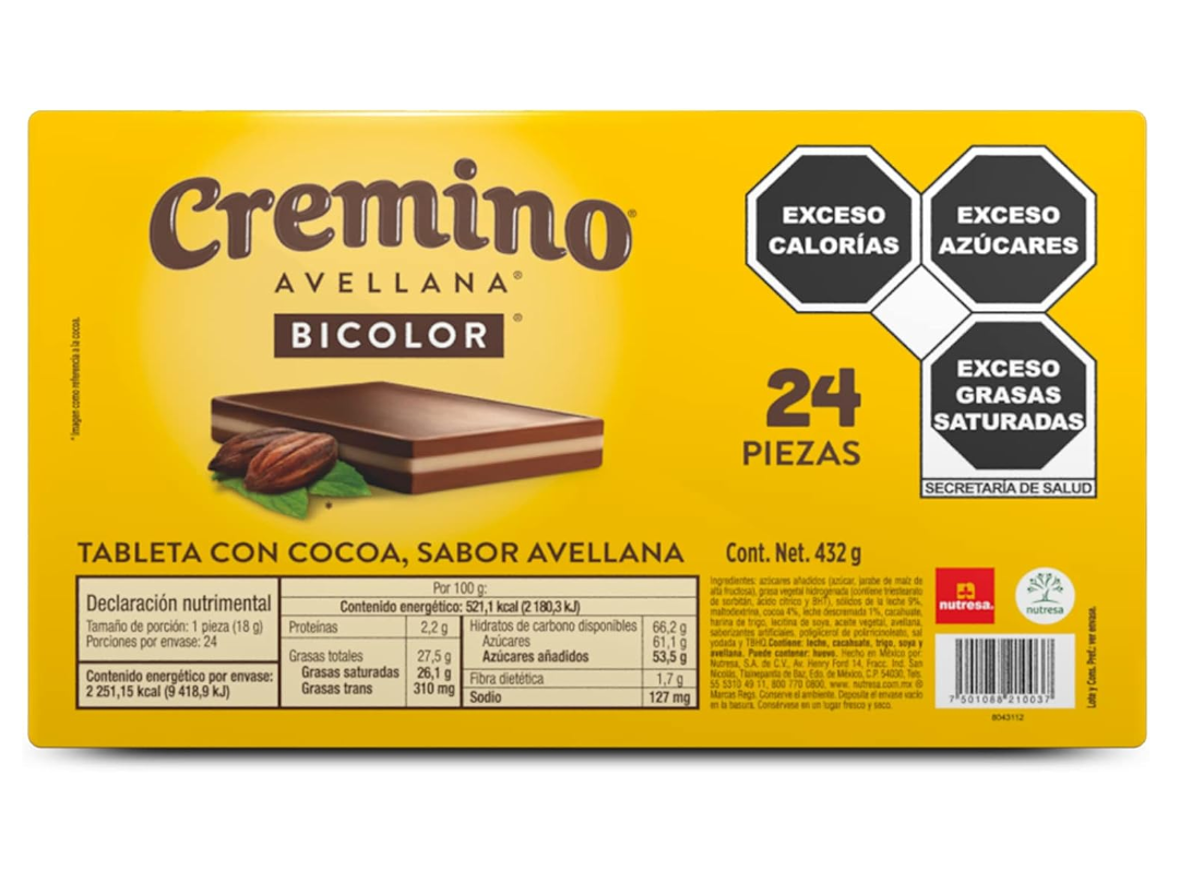 NUTRESA CREMINO BICOL 16/24/18 GR