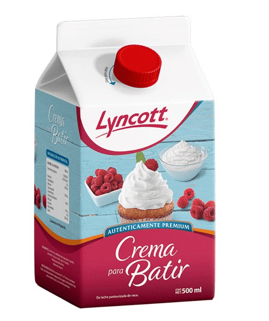 CREMA DULCE LYNCOTT 500 ML.