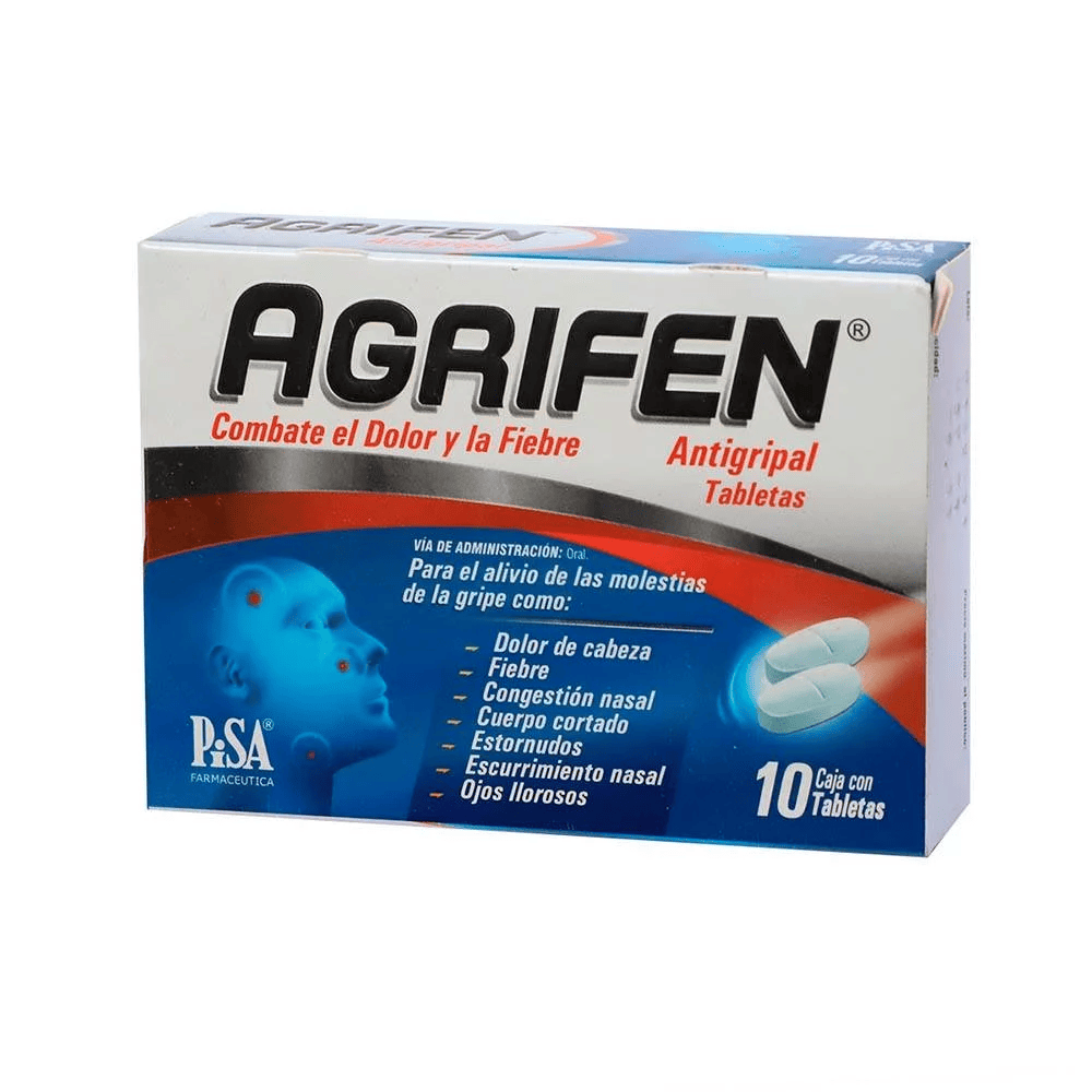 AGRIFEN ANTIGRIPAL 60/10 TABS