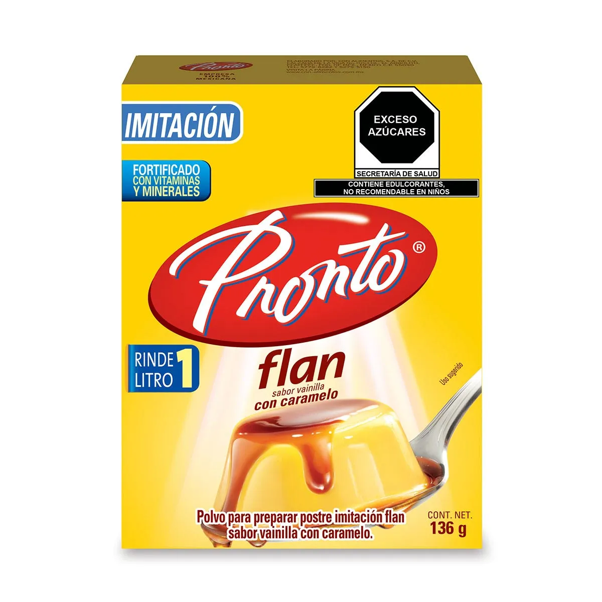 FLAN PRONTO CARAMELO 24/136 GR