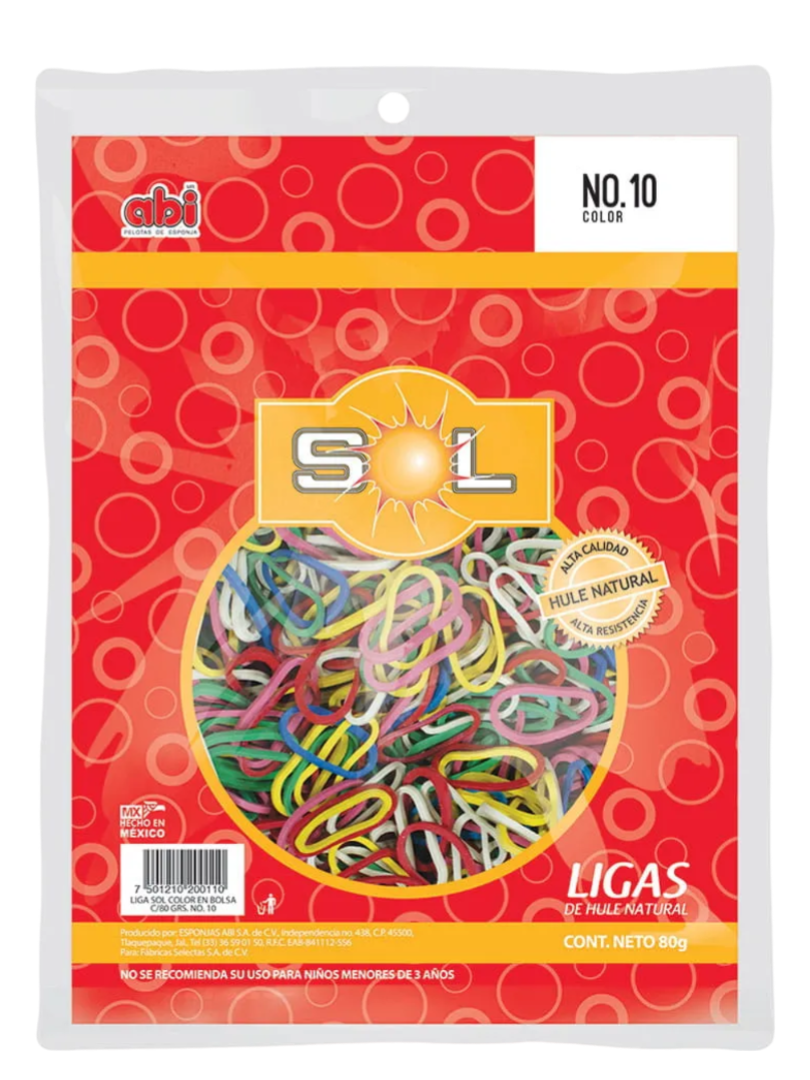 SOL LIGA NUM 10 NATURAL 130/80 GRS