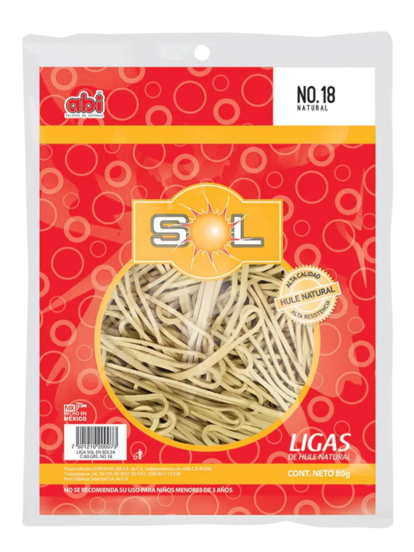 SOL LIGA NUM 18 NATURAL 130/8O GRS