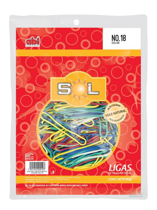 SOL LIGA NUM 18 COLOR 130/80 GRS