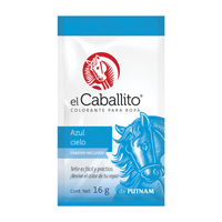 COLORANTE CABALLITO 16GR AZUL CIELO/12