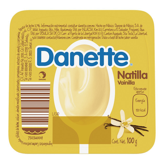 DANETTE NATILLA VAINILLA 48/100GRS