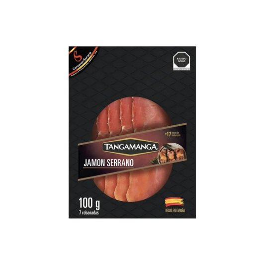 JAMON SERRANO TANGAMANGA 100GRS