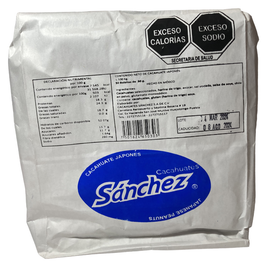 SANCHEZ JAPONES 30 GR 9/50 PZ